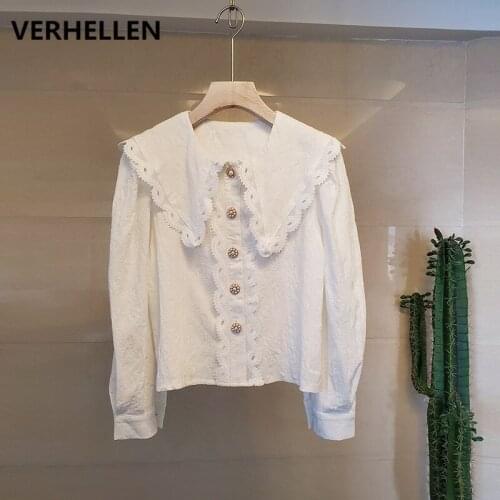 Блузки на пуговицах VERHELLEN China At AliExpress