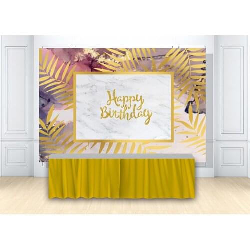 Adults Birthday Party Background Banners Elegant Modern Marble Texture Background Posters Cake Table Photography Backdrop Poster