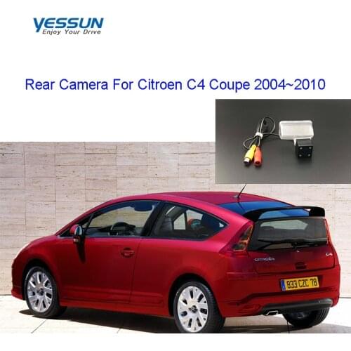 Yessun Rear View Camera For Citroen C4 Coupe 2004~2010 HD CCD night view reverse camera/license plate led light car camera
