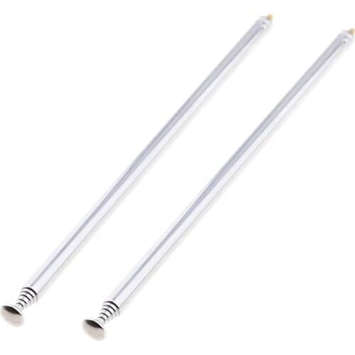 Replacement 40inch 7 Sections Telescopic Antenna Aerial for Radio TV (Pack of 2)
