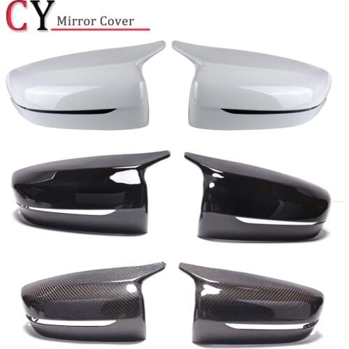1 Pair Carbon Fiber/ABS mirror covers replacement for BMW 5 Series G30 3Series G20 6 Seies GT G32 7 Series G11 G12