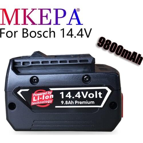 14.4V 48/68/98Ah Rechargeable Li-ion Battery cell pack for BOSCH cordless Electric drill screwdriver BAT607,BAT607G,BAT614G