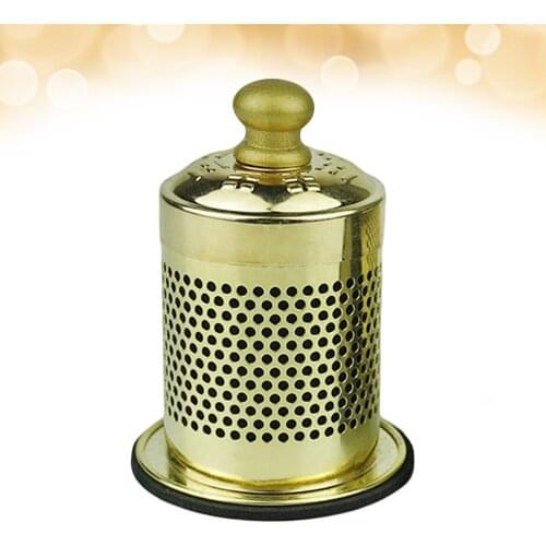 Smokeless Moxibustion Box Acupuncture Heating Therapy Moxa Stick Burner Bag Neck Arm Body Massager (Golden)