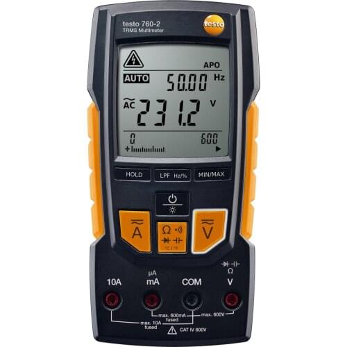 Testo 760-2 Easy Reliable Work True RMS Microampere Current Measurement Digital Multimeter 0590 7602