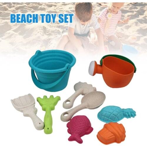 Children Beach Toys Set Reusable Plastic Cute DIY Sand Water Toys Suitable for Summer Beach Pool Party B2Cshop