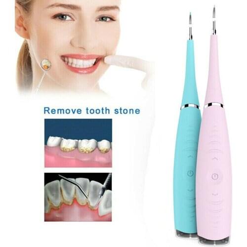 Tooth Stains Tool Electric Sonic Dental Scaler Tartar Calculus Plaque Remover USB Recharge Hygiene Whiten Teeth