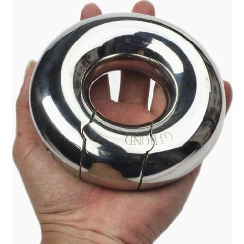 Scrotal Pendant Stainless Steel Penis Pendant Rings Work Testicular Pendant Interest Balls Rings Adult Game Sex Toys BB-2-104