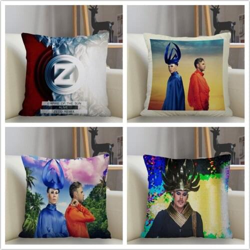 Musife Custom Empire of the Sun Pillowcase Home Decoration 45*45cm Zipper Square Pillowcase Throw Pillow Cover Drop Shipping