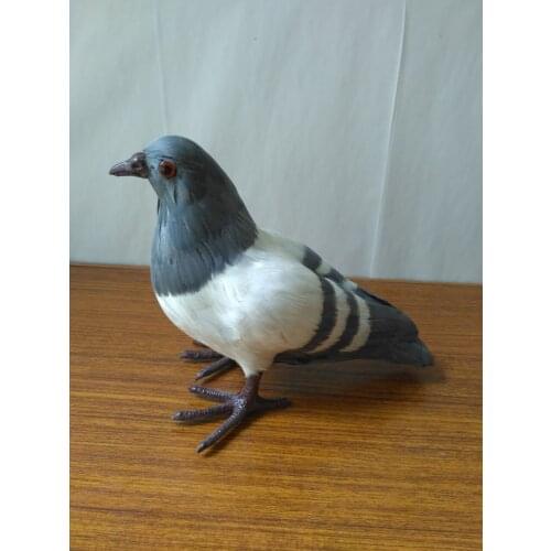 Simulation gray dove 19x21cm model plastic& furs peace bird handicraft,home decoration ornaments prop,toy gift d1450