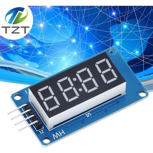 TM1637 LED Display Module For Arduino 7 Segment 4 Bits 0.36 Inch Clock RED Anode Digital Tube Four Serial Driver Board Pack