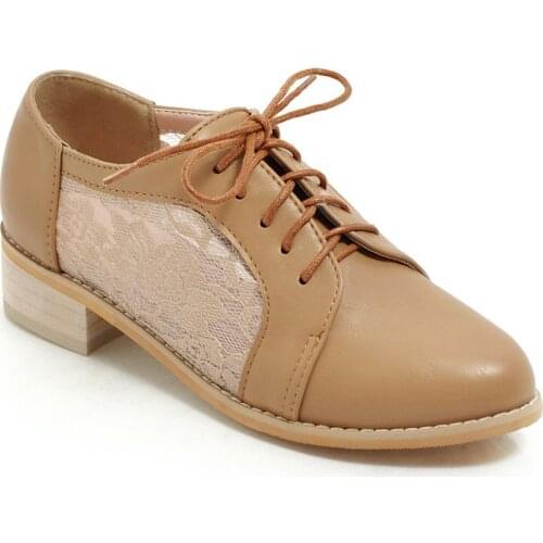 New spring shoes 19 years comfortable party with low with large yards, 40-46 with round head single shoes