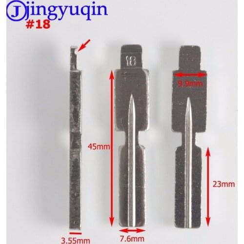Jingyuqin #18 Blade Remote New Arrival Blank Key Replacement Uncut Blade For BMW