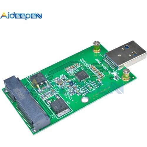 MSATA SSD To USB 3.0 Converter mini Data Transmission Link Adapters USB3.0 to mSATA Adapter Card D