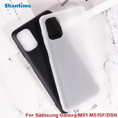 For Samsung Galaxy M51 M515F/DSN Gel Pudding Silicone Phone Protective Back Shell For Samsung Galaxy M51 M515F/DSN Soft TPU Case