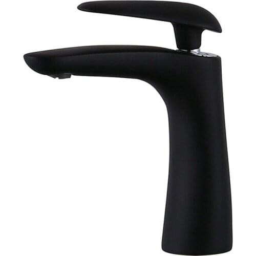 Basin Faucet Mixer Taps Brass Black Sale Body Oem Hot China Law Brass Style