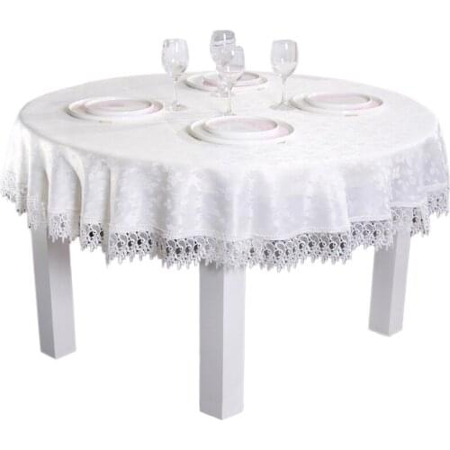 TUEDIO Lace Tablecloths On The Table