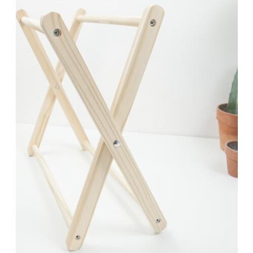 Magazine Rack Bohemian Style Woven Storage Rack Cotton Rope Hand-woven Beautiful And Strong Folding Book Magazine Floor Rack