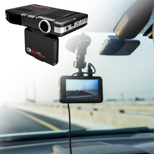 VG1 2-in-1 Car Dash Cam Antiradar Combo Speed Integrated Camera Registar Signal Anti Radar Dvr Dash Cam Smart Radar Detector