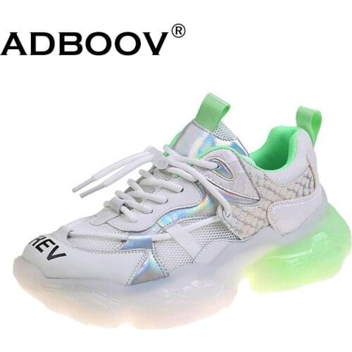 ADBOOV New Snake Print Genuine Leather Chunky Sneakers Women TPU Sole Fashion Casual Shoes Ladies