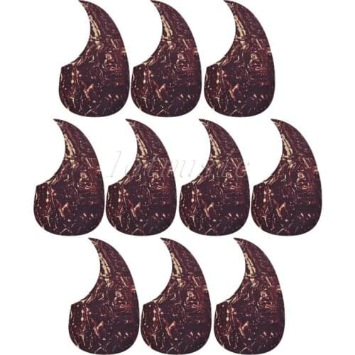 10pcs comma shaped shell Acoustic Guitar Adhesive Pick guard