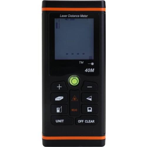 40M LCD Digital High Accuracy Measure Rangefinder Distance Meter Building Measurement Device Ruler Test Tool With Backlight