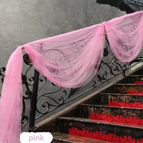 5M 10M Tulle Roll Crystal Fabric Organza Tulle Roll Spool Wedding Decoration Birthday Party Kids Baby Shower Party Supplies 5z