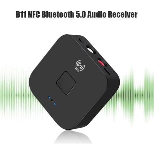 B11 Wireless Audio Music Receiver Adapter NFC Bluetooth 5.0 Device Accessories Wireless Connections up to 10m/33 Feet Long