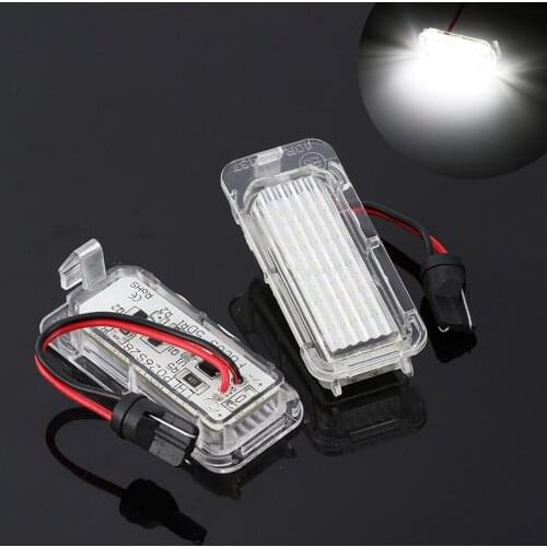 Car Led Tail Light License Plate Lights Number Lamp 12V for Ford Fiesta Focus 5D Mondeo MK4 C-Max MK2 S-Max Kuga Galaxy
