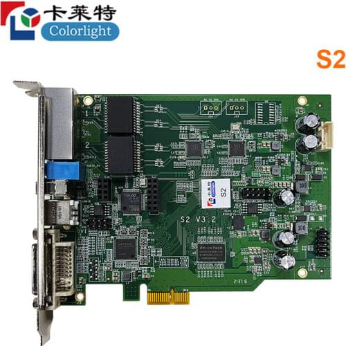 Colorlight S2 sending card Synchronous full color led screen sender card max support 2048*1365 pixel, replace t7 colorlight