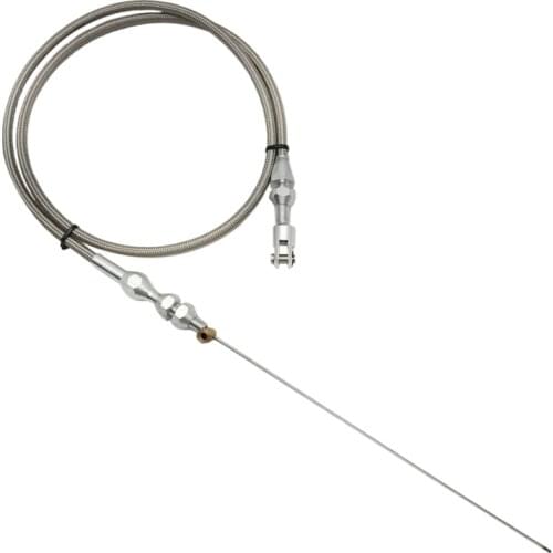 For LS Engine Throttle Cable Stainless Steel Braided Throttle Gas Cable LS1 4.8 5.3 5.7 6.0