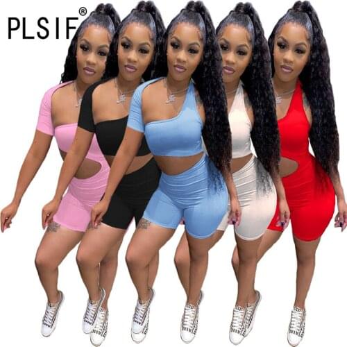Simple Pure Color Deep V Neck Short Sleeve Skinny Jumpsuits Sexy Tight Club Party Lady Fashion Bodysuits