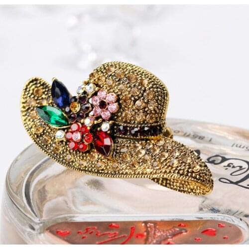 Corsage Set Sun Hat Ancient & Gold Brooch Versatile Clothing Accessories Run Style Alloy Korean-style Delicacy New Women