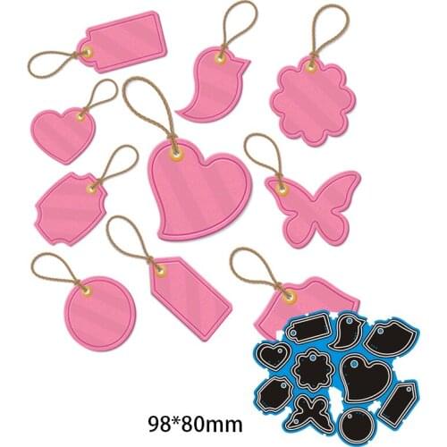 98*80mm All Kinds of Bookmark New Cutting Metal Dies Scrapbook Paper Decoration Template Embossing New DIY Paper Card Craft