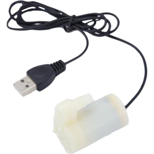 Mini DC3V5V6V USB Vertical Water Circulation Submersible Water Pump With 1m Cable For Fish Tank, Water Circulation, Hydroponics
