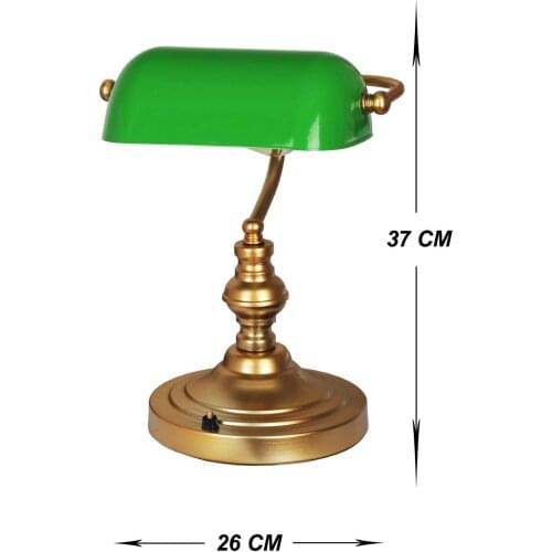 Saint Belisama Broker Table Lamp Gold-Green