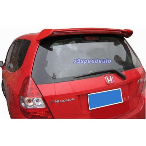 Mugen Style Primer Unpainted ABS Plastic Spoiler/Wing For Honda 2nd Fit/Jazz 2009 2010 2011 2012 2013