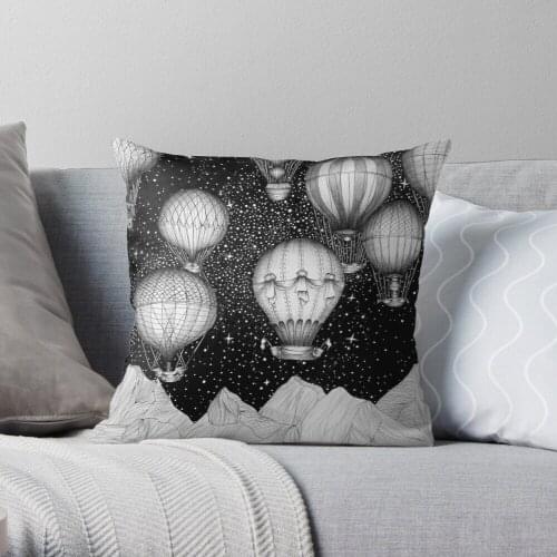 Night Flight Throw Pillow Cushion Cover Polyester throw pillows case on sofa home living room car seat decor 45x45cm