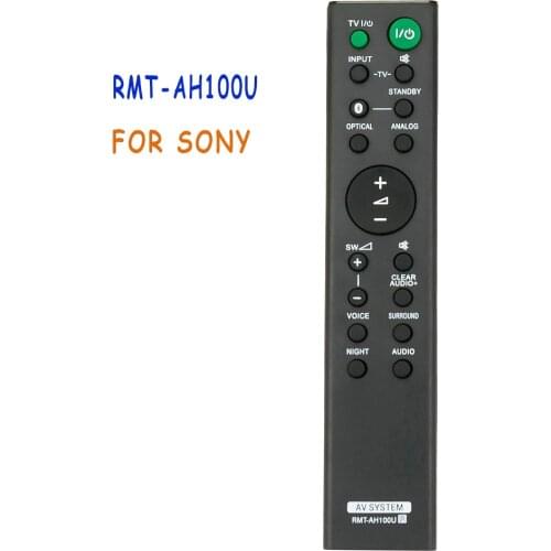 New Replace RMT-AH100U Remote Control For Sony Sound Bar Home Audio System HT-CT180 SA-CT180 SA-WCT180 Wireless Controle