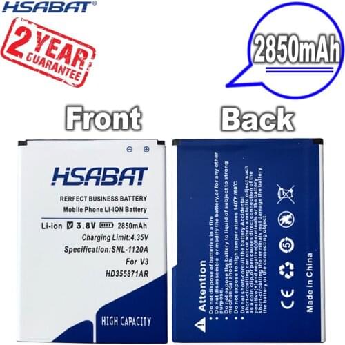 New Arrival [ HSABAT ] 2850mAh HD355871AR Replacement Battery for iNEW V3 V3C V3+ V3Plus /V3 PLUS