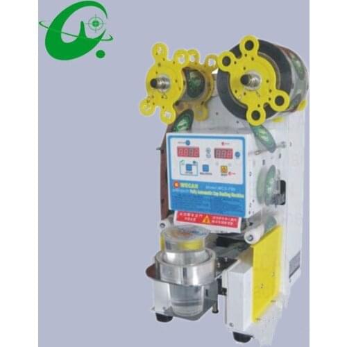 Professional full automatic cup sealing machine capper capping machine cup sealer 98mm