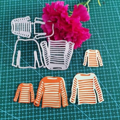Size clothing sweater set combination metal cutting die stamping die clipping paper processing album template DIY