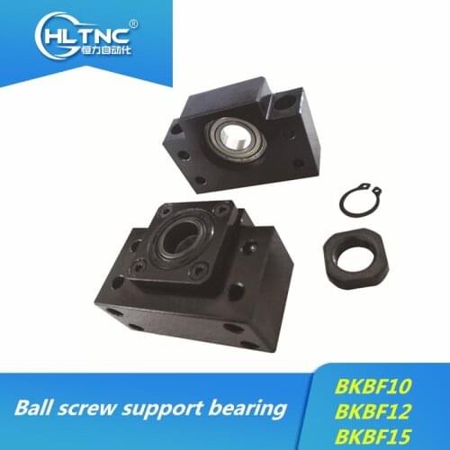 Ball screw end support bearing BK10 BF10 BK12 BF12 BK15 BF15 BK17 BF17 BK20 BF20 6001 bearing/7001 bearing for CNC parts