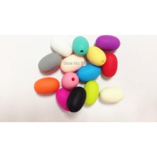 100pcs/lot 19mm Silicon teething necklaces Lotus Seed Silicone Beads-100% Non Toxic BPA Free Silicone chew necklace