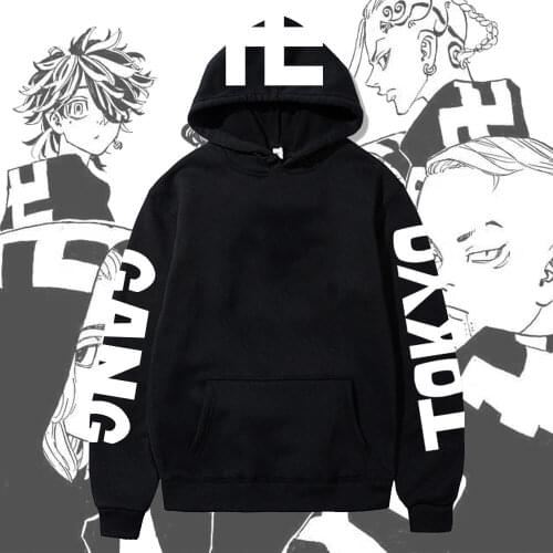 Anime Tokyo Revengers Cosplay Hoodies Tokyo Gang Manjiro Sano Mikey Sweatshirts Cozy Tops Pullovers Sudadera felpa moletom