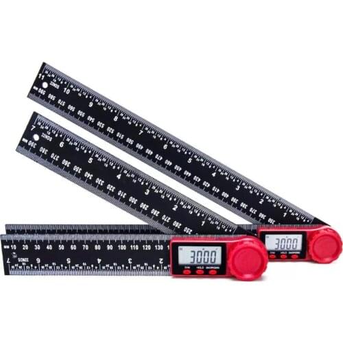 NEW 360Deg 200/300mm Digital Angle Ruler Electronic Digital Protractor Inclinometer Goniometer Level Measuring Tool Angle Gauge