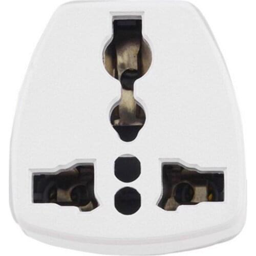 White Universal Travel Adapter Convert To Plug Travel Wall AC Power Adapter 250V 10A Socket Converter Accessory