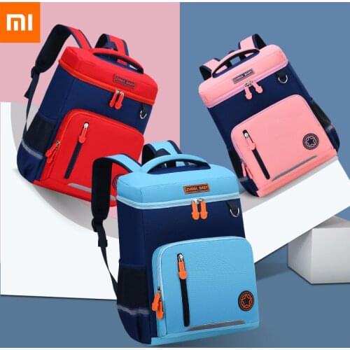 Xiaomi New Waterproof Children School Bags for Boys Girls Orthopedic School Backpacks Kids Schoolbag Kids Satchel Knapsack