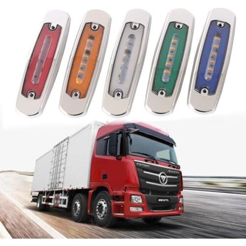10Pcs/30Pcs Truck Trailer Side Marker Indicators light Car Signal Brake Rear Warning Tail Light LED 24V Warning Lamp