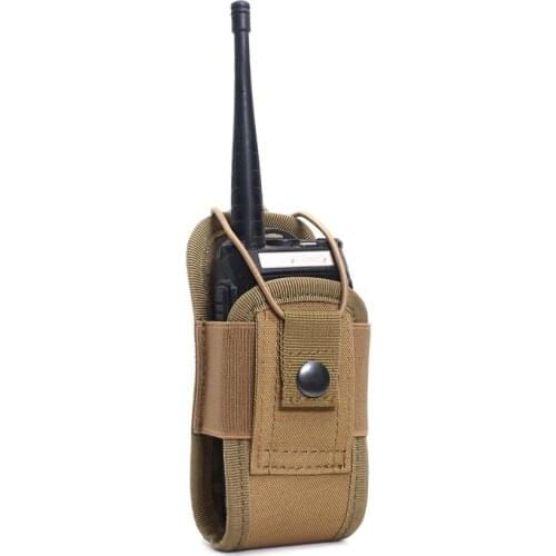 1000D Tactical Molle Radio Walkie Talkie Pouch Waist Bag Tool Pocket Portable Interphone Holster Carry Bag for Hunting Camping
