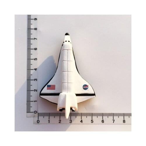BABELEMI Handmade Painted USA Space Shuttle 3D Resin Fridge Magnets Tourism Souvenirs Refrigerator Magnetic Stickers Gift